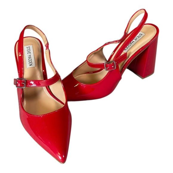 Steve Madden Shoes - Steve Madden Women's Pointed Toe Pumps Red US Size 8